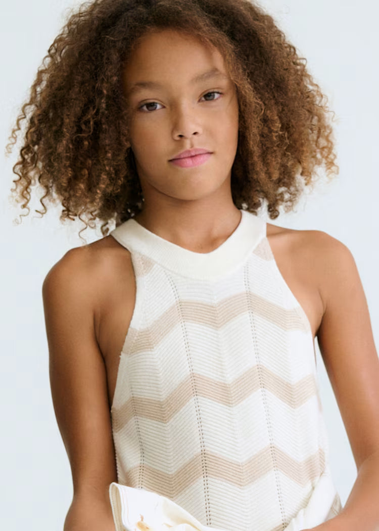 Vestido zig zag chica