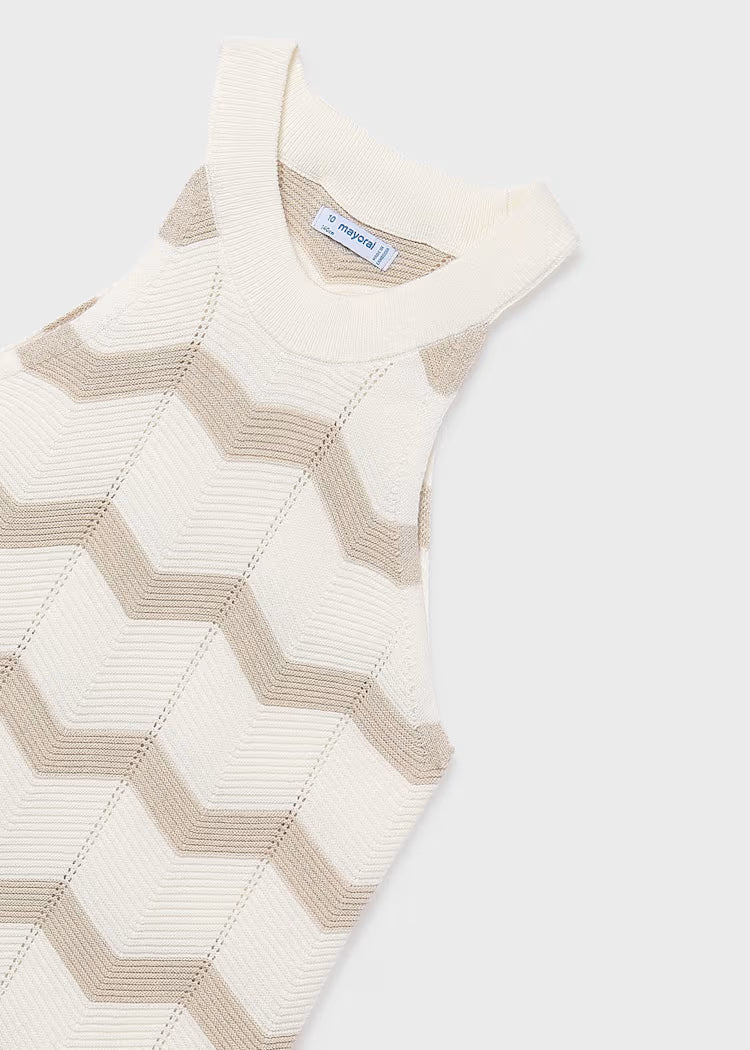 Vestido zig zag chica